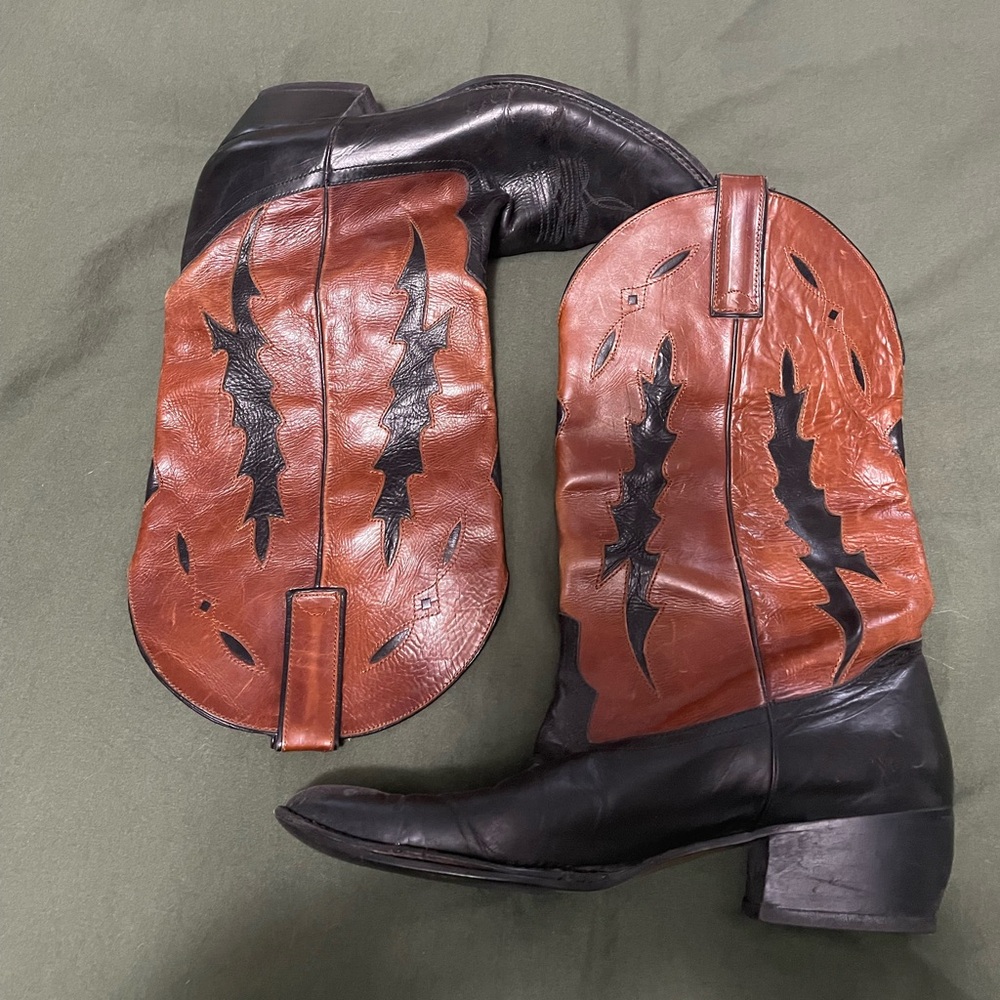 Vintage Van Eli Cowboy Boots